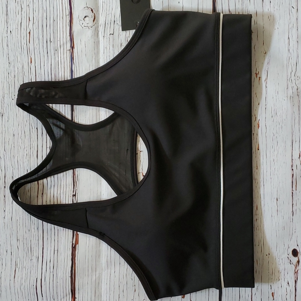 🆕️ LEGEND BLACK RACER BACK MESH SPORT BRA